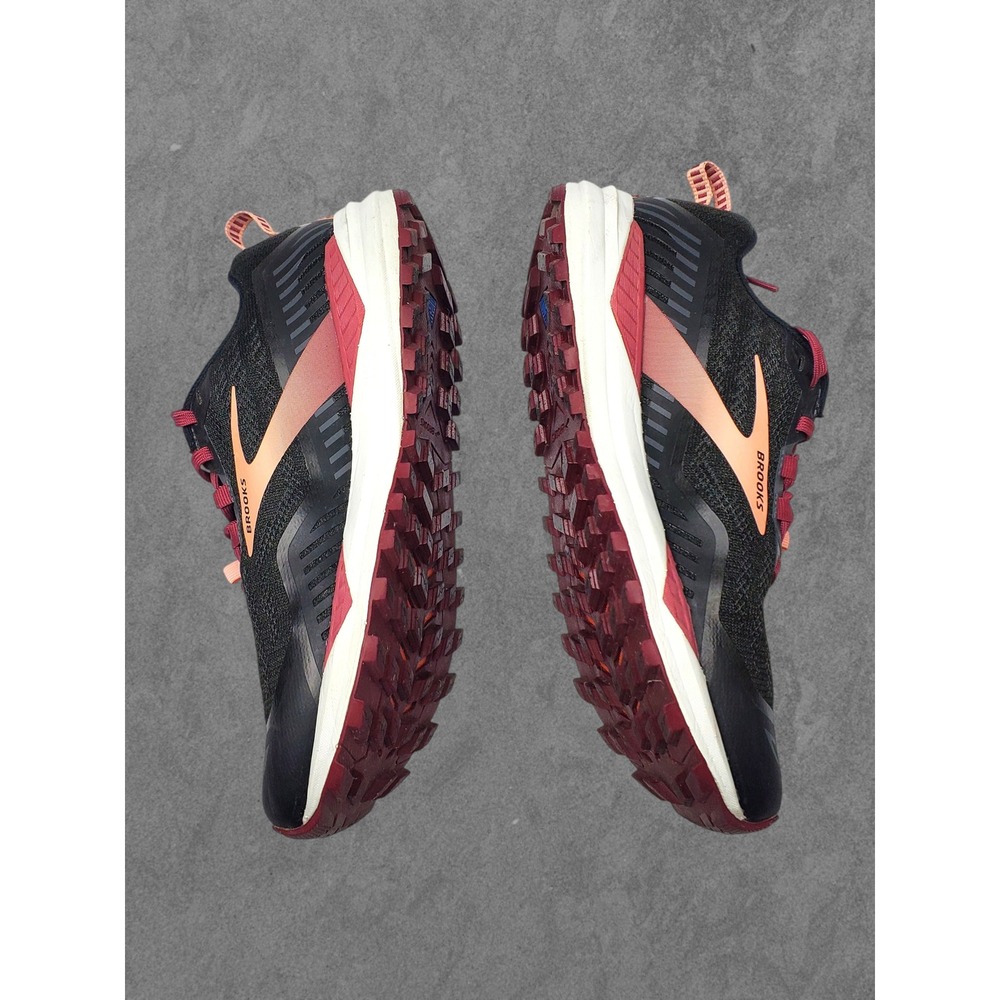 Brooks Cascadia 15 Women's Trail Running Shoes Black Coral Pink Size 7.5 - Picture 4 of 8